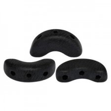 Les perles par Puca® Arcos beads Jet mat 23980/84100
